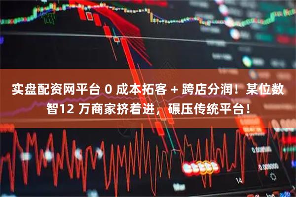 实盘配资网平台 0 成本拓客 + 跨店分润！某位数智12 万商家挤着进，碾压传统平台！