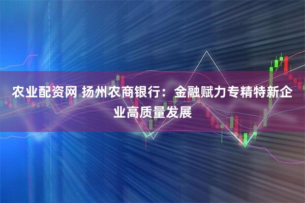 农业配资网 扬州农商银行：金融赋力专精特新企业高质量发展